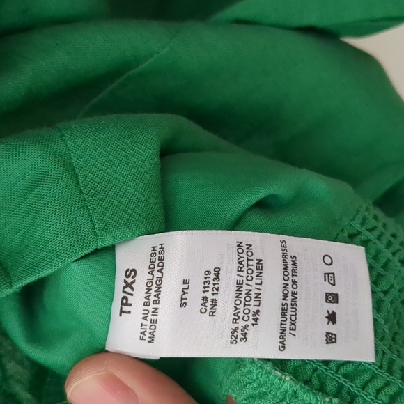 Dynamite puff sleeve crop blouse - Picture 5 of 5